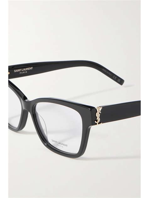 mens ysl eyeglasses|saint laurent transparent glasses.